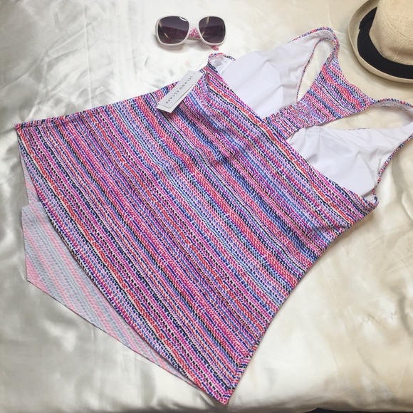 Island Escape Womens Racerback Tankini Top - Picture 4 of 4